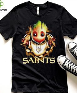 NFL New Orleans Saints Baby Groot hoodie, sweater, longsleeve, shirt v-neck, t-shirt