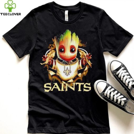 NFL New Orleans Saints Baby Groot hoodie, sweater, longsleeve, shirt v-neck, t-shirt