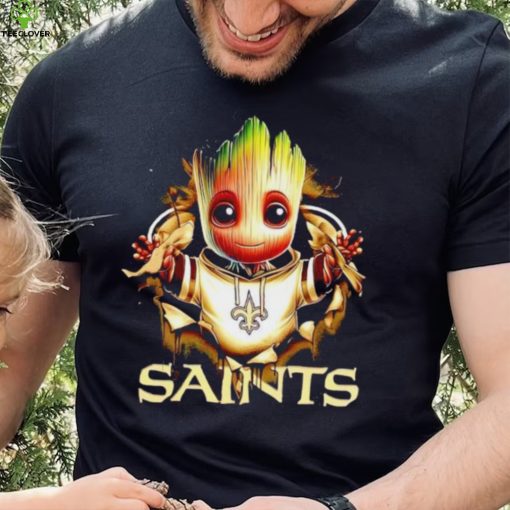 NFL New Orleans Saints Baby Groot hoodie, sweater, longsleeve, shirt v-neck, t-shirt