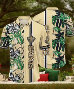 NFL New Orleans Saints Hawaii Shirt Flower Chic Aloha Fashion