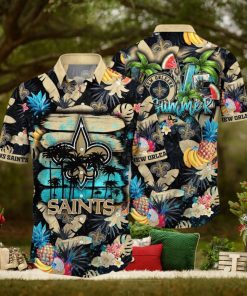 NFL New Orleans Saints Hawaii Shirt Flower Relaxed Island Wear