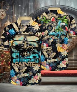 NFL New Orleans Saints Hawaii Shirt Flower Relaxed Island Wear