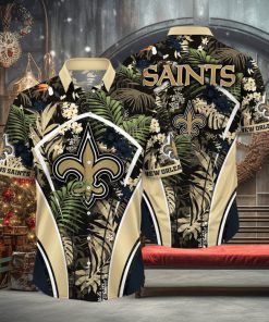 NFL New Orleans Saints Hawaii Shirt Flower Vibrant Beachy Shirts
