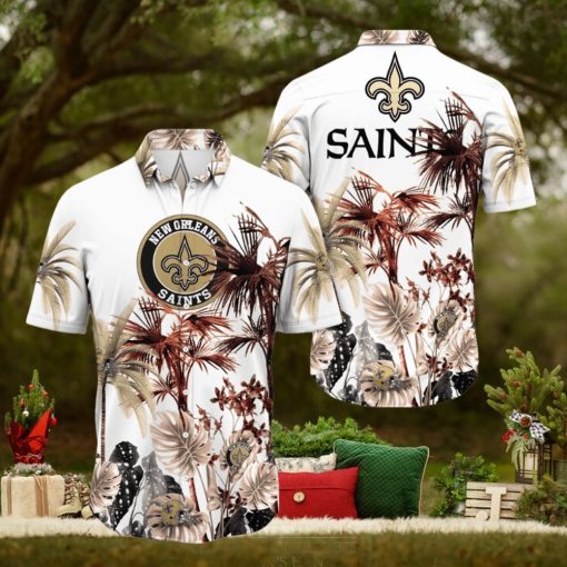 NFL New Orleans Saints Hawaii Shirt Palm Tree Aloha Shirt For Fans