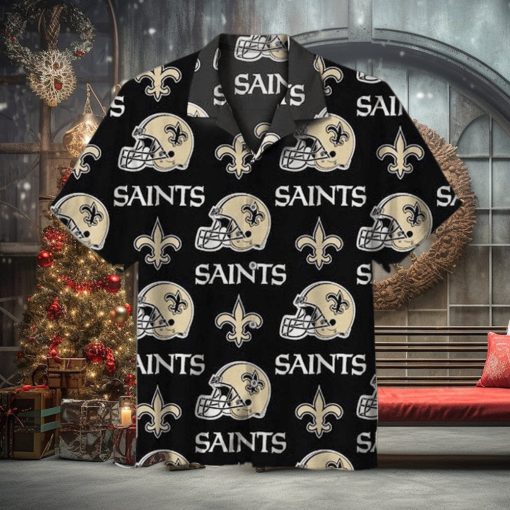 NFL New Orleans Saints Logo Hawaiian Shirt