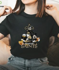 NFL New Orleans Saints Mickey Mouse Donald Duck Goofy Football Shirt T Shirt 1 NFL New Orleans Saints Mickey Mouse Donald Duck Goofy Football Shirt T Shirt