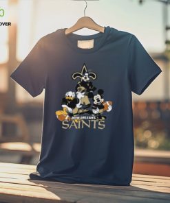 NFL New Orleans Saints Mickey Mouse Donald Duck Goofy Football Shirt T Shirt 2 NFL New Orleans Saints Mickey Mouse Donald Duck Goofy Football Shirt T Shirt
