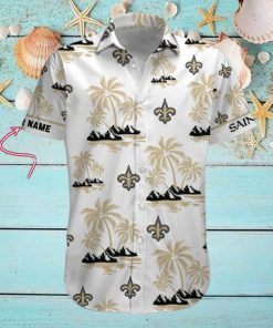 NFL New Orleans Saints Palm Tree Tropical Summer Hawaiian Shirt