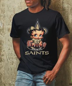 NFL New Orleans Saints T Shirt Betty Boop Football Tshirt 1 NFL New Orleans Saints T Shirt Betty Boop Football Tshirt