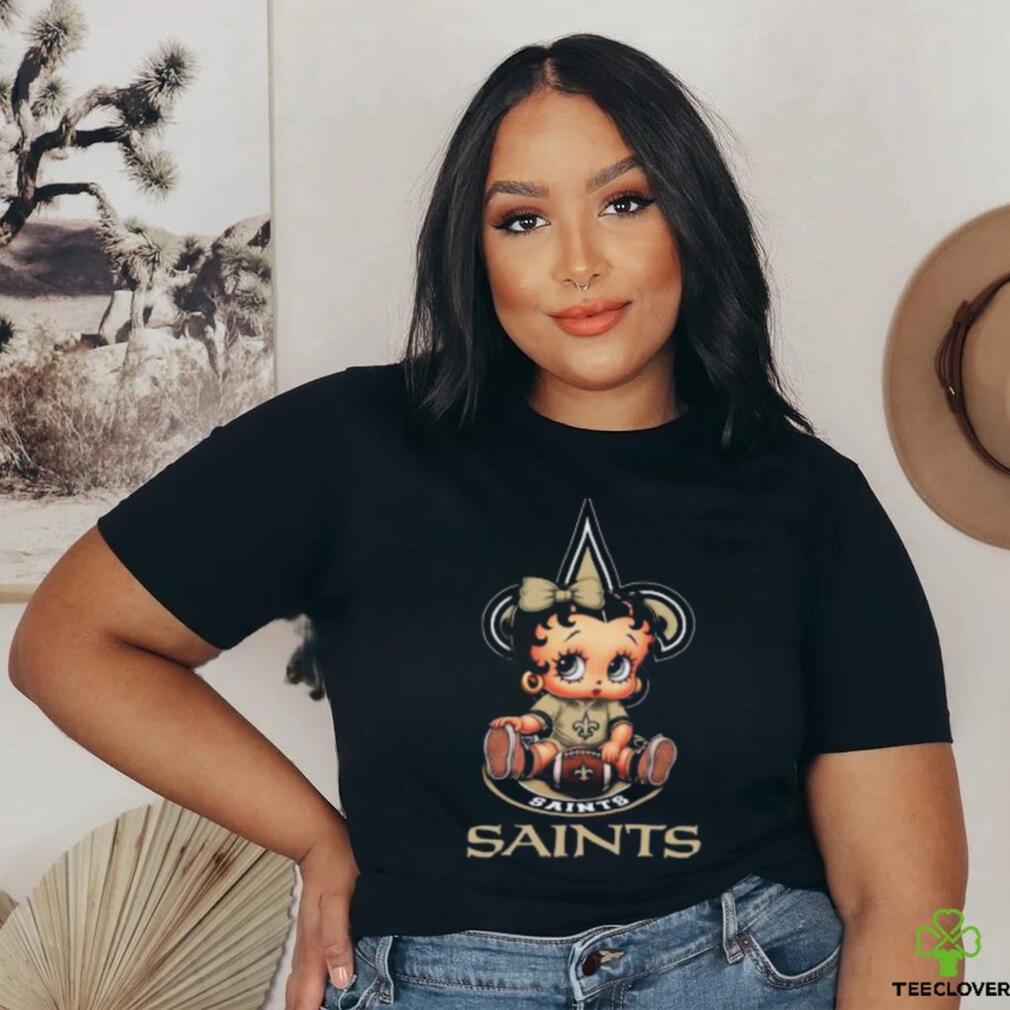 NFL New Orleans Saints T Shirt Betty Boop Football Tshirt NFL New Orleans Saints T Shirt Betty Boop Football Tshirt