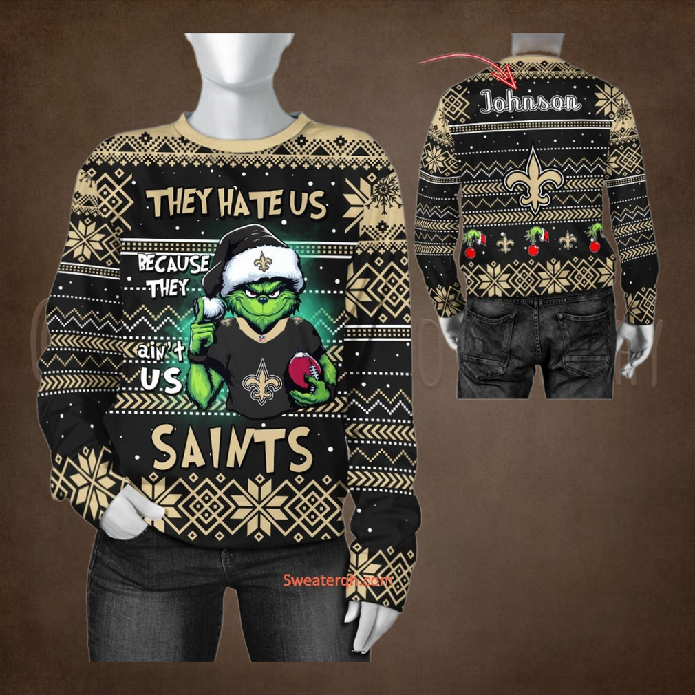 NFL New Orleans Saints They Hate Us Because They Ain’t US Sweater NFL New Orleans Saints They Hate Us Because They Ain’t US Sweater
