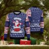 NFL New York Giants Funny Santa Claus Show Team Spirit Ugly Xmas Wool Knitted Sweater