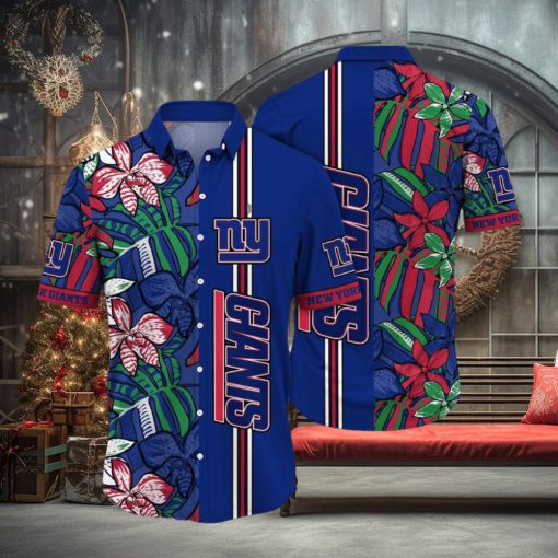 NFL New York Giants Hawaii Shirt Flower Chic Aloha Fashion