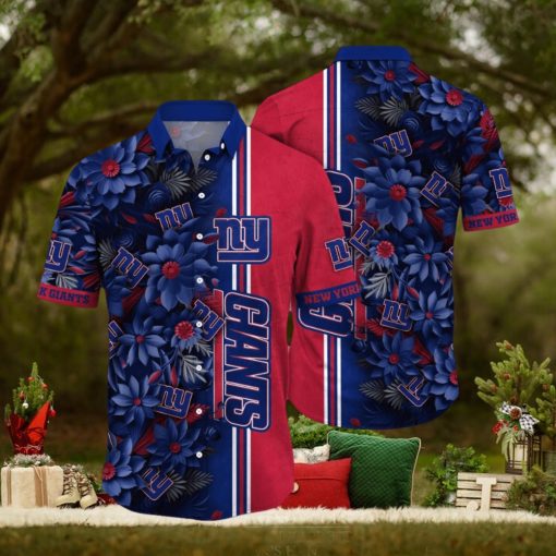 NFL New York Giants Hawaii Shirt Flower Tropical Vibes In Shirts