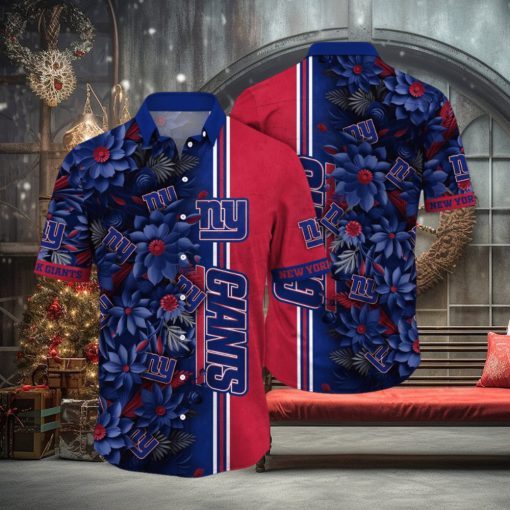 NFL New York Giants Hawaii Shirt Flower Tropical Vibes In Shirts