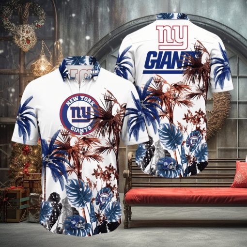 NFL New York Giants Hawaii Shirt Palm Tree Aloha Shirt For Fans