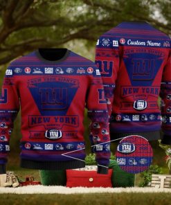 NFL New York Giants Logo New Style Personalized Knitted 3D Sweater