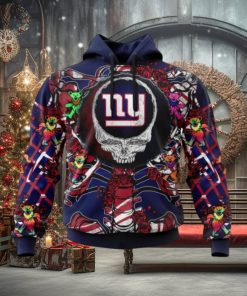NFL New York Giants Mix Grateful Dead, Personalized Name & Number Specialized Concepts Kits 3D Hoodie