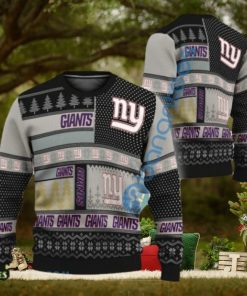 NFL New York Giants Slogan Design Ugly Christmas Sweater