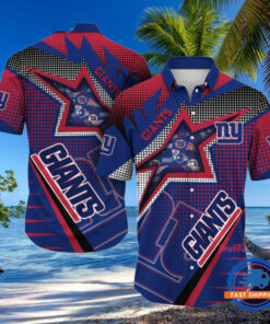 NFL New York Giants Special Football Team Star Hawaiian Shirts