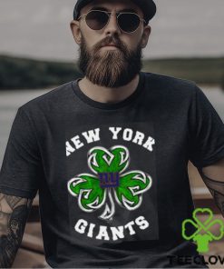NFL New York Giants Three Leaf Clover St Patrick's Day Football Sports T Shirt