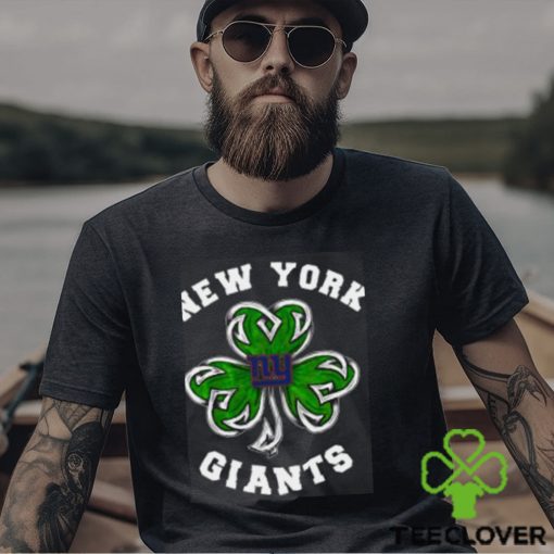 NFL New York Giants Three Leaf Clover St Patrick’s Day Football Sports T Shirt