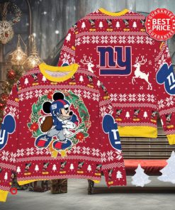 NFL New York Giants x Mickey Mouse Christ Ugly Sweater