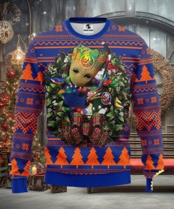 NFL New York Islanders Groot Hug Christmas Ugly Sweater