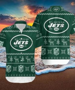 NFL New York Jets For Christmas Hawaiian Shirt And Shorts