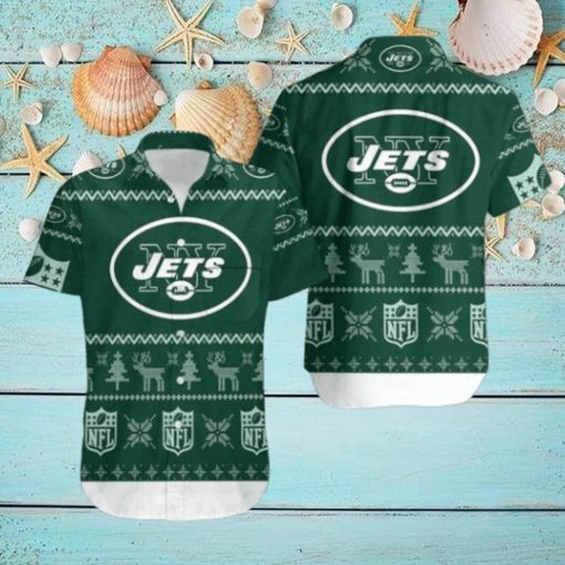 NFL New York Jets For Christmas Hawaiian Shirt And Shorts