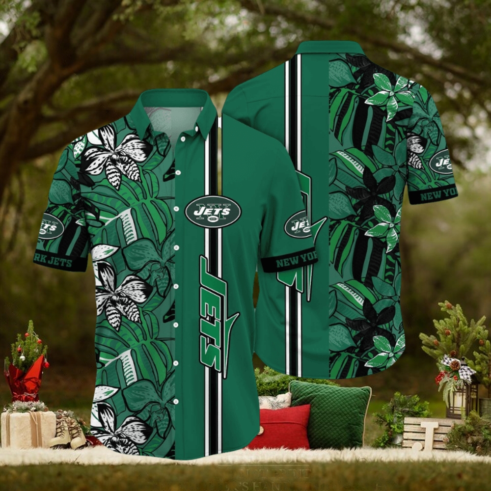NFL New York Jets Hawaii Shirt Flower Chic Aloha Fashion NFL New York Jets Hawaii Shirt Flower Chic Aloha Fashion