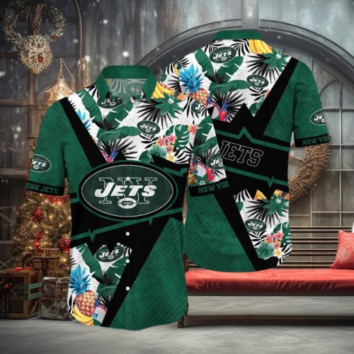 NFL New York Jets Hawaii Shirt Flower Island Inspired Apparel