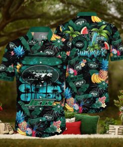 NFL New York Jets Hawaii Shirt Flower Relaxed Island Wear