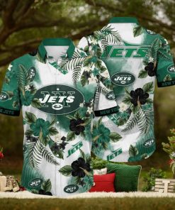 NFL New York Jets Hawaii Shirt Flower Trendy Floral Tops