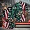 Green Bay Packers NFL Flower Pattern Hawaiian Shirt, Green Bay Packers Gear