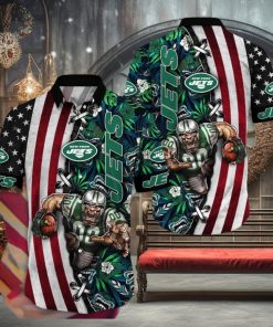 NFL New York Jets Hawaii Shirt Mascot Aloha Summer Shirt