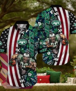 NFL New York Jets Hawaii Shirt Mascot Aloha Summer Shirt