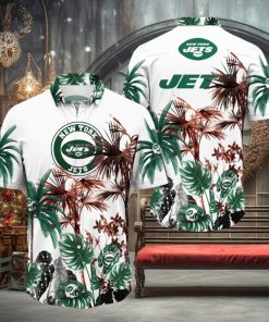 NFL New York Jets Hawaii Shirt Palm Tree Aloha Shirt For Fans