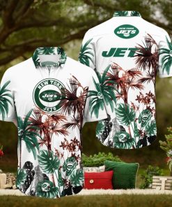 NFL New York Jets Hawaii Shirt Palm Tree Aloha Shirt For Fans