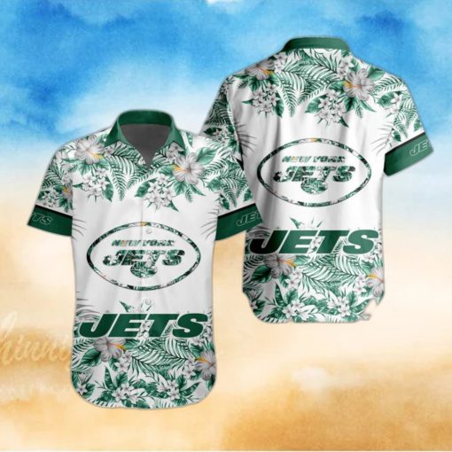 NFL New York Jets Hawaiian Shirt Special Floral Tropical Team Spirit