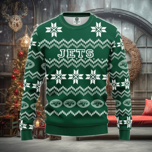 NFL New York Jets Limited Edition All Over Print 3D Sweater Christmas Gift For Fans