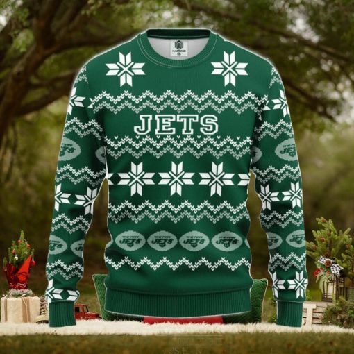 NFL New York Jets Limited Edition All Over Print 3D Sweater Christmas Gift For Fans
