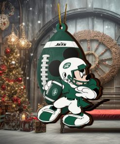 NFL New York Jets Mickey Mouse Christmas Ornament