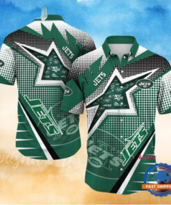 NFL New York Jets Special Football Team Star Hawaiian Shirts