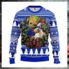 Winnipeg Jets Skull Flower Ugly Christmas Ugly Sweater