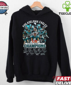 NFL Philadelphia Eagles 2024 2025 LIX Super Bowl LIX Champions Shirt