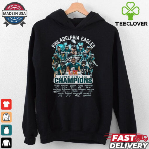NFL Philadelphia Eagles 2024 2025 LIX Super Bowl LIX Champions Shirt