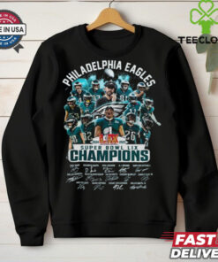 NFL Philadelphia Eagles 2024 2025 LIX Super Bowl LIX Champions Shirt