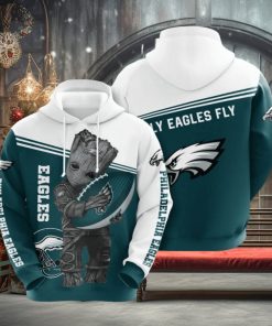 NFL Philadelphia Eagles Baby Groot Pullover Hoodie