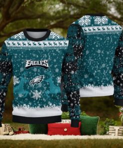 NFL Philadelphia Eagles Christmas Reindeer V2 Sport Christmas Ugly Sweater 3D